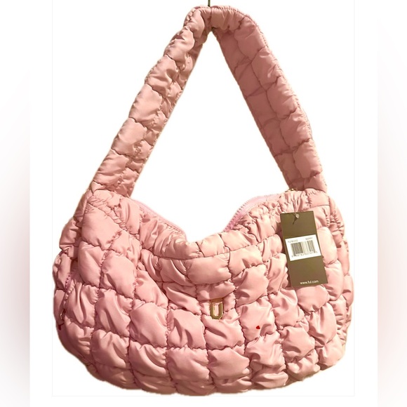 FUL Handbags - FUL and Justin Timberlake - Quilted Puffer Bag in Berry Pink - NEW WITH TAGS